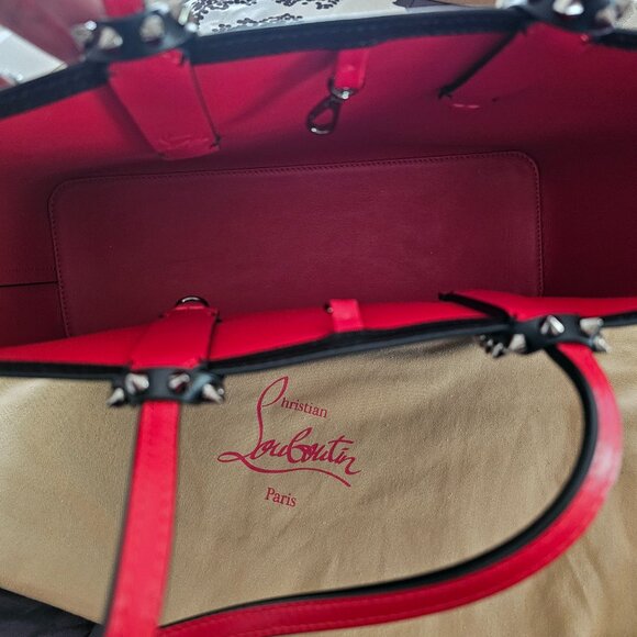 AUTHENTIC - Christian Louboutin Walk a Mile in My Shoes Tote Bag - Picture 3 of 6